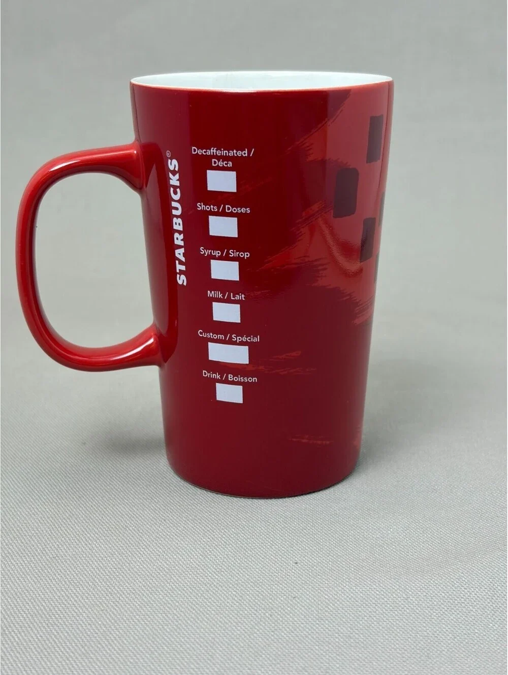 Starbucks 2014 Christmas Blend Mug Holiday Red Siren 30 Years Tall Cup 12 oz
